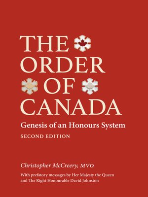 cover image of The Order of Canada